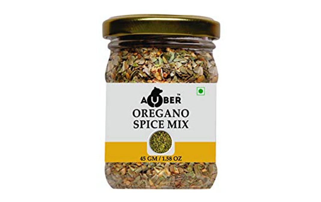 Auber Oregano Spice Mix    Glass Jar  45 grams